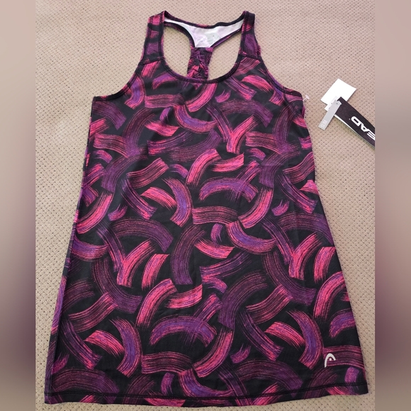 Head Tops - New women's XS head slim dri-motion tank top pink purple & black
